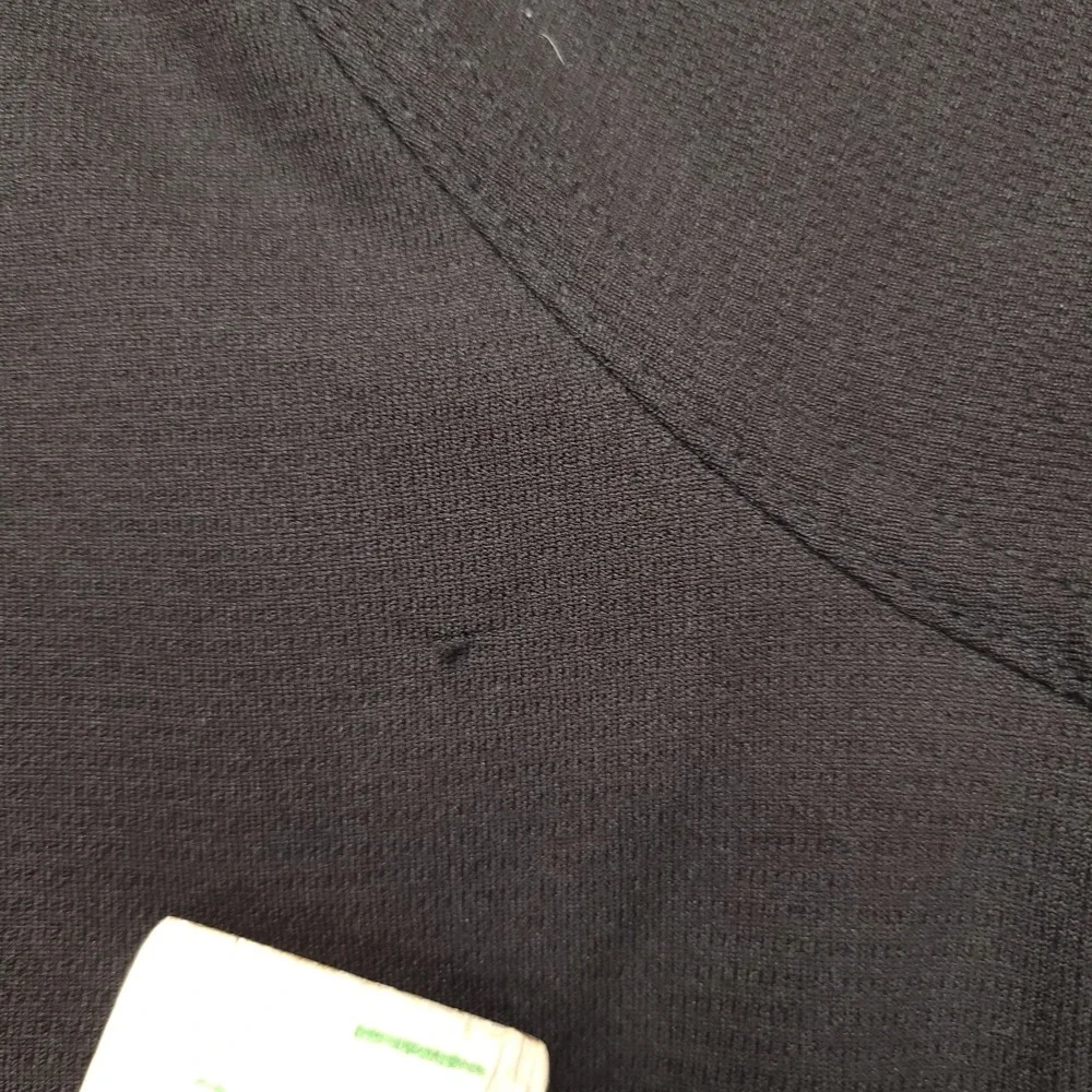 The North Face Pullover Mens Large Black 1/4 Zip Long Sleeve Hiking Top FlashDry